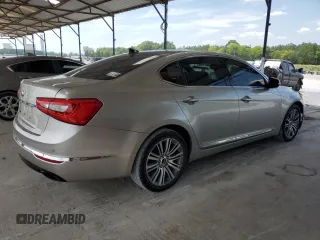 2014 Kia Cadenza Premium with VIN KNALN4D77E5123640, listed as a Copart auction lot 58885004 with 152,915 mi miles and Salvage Title. Bid and sale history available at carsss.com. Image 3.