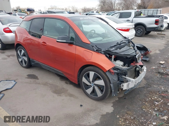 2015 BMW i3 with VIN WBY1Z4C53FV505033, listed as a IAAI auction lot 41464532 with 1 mi miles. Bid and sale history available at carsss.com. Image 1.