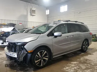 2018 Honda Odyssey Elite z VIN 5FNRL6H98JB036459, wystawiony jako Copart lot #54231155 z przebiegiem 54 818 mil mil oraz Szkoda całkowita • Salvage title. Historia ofert i sprzedaży dostępna na DreamBid. Obrazek 1.
