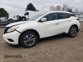 2016 Nissan Murano Platinum with VIN 5N1AZ2MH6GN152458, listed as a Copart auction lot 51056435 with 153,781 mi miles and Salvage title. Bid and sale history available at DreamBid. Image 1.