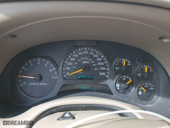 2004 Chevrolet TrailBlazer LT with VIN 1GNDS13S742215049, listed as a Copart auction lot 51256045 with 159,252 mi miles and Salvage Title. Bid and sale history available at carsss.com. Image 9.