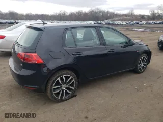 2017 Volkswagen Golf S with VIN 3VW217AU2HM018487, listed as a Copart auction lot 52799405 with 58,434 mi miles and Salvage Title. Bid and sale history available at carsss.com. Image 3.