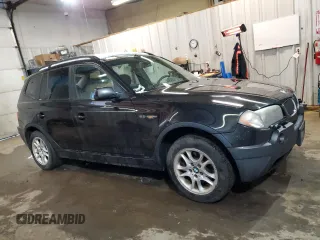 2004 BMW X3 2.5i with VIN WBXPA73484WC42708, listed as a Copart auction lot 50508095 with 262,417 mi miles and Salvage Title. Bid and sale history available at DreamBid. Image 4.