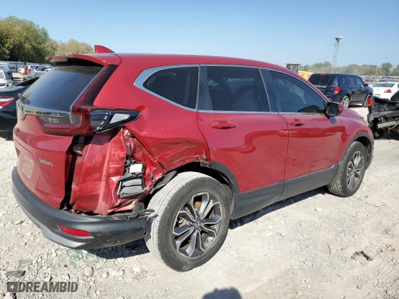 2022 Honda CR-V EX with VIN 2HKRW1H50NH407760, listed as a Copart auction lot 74529374 with 41,212 mi miles and Salvage Title. Bid and sale history available at carsss.com. Image 3.