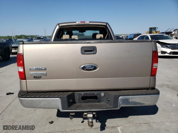 2006 Ford F-150 XLT with VIN 1FTRW12W76KD21639, listed as a Copart auction lot 53319785 with 0 mi miles and Clean Title. Bid and sale history available at carsss.com. Image 6.