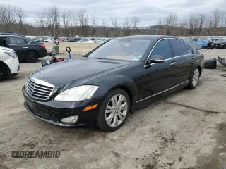 2009 Mercedes-Benz S-Class 5.5L V8 with VIN WDDNG86X49A262444, listed as a Copart auction lot 41502655 with 244,667 mi miles and Clean Title. Bid and sale history available at carsss.com. Image 1.