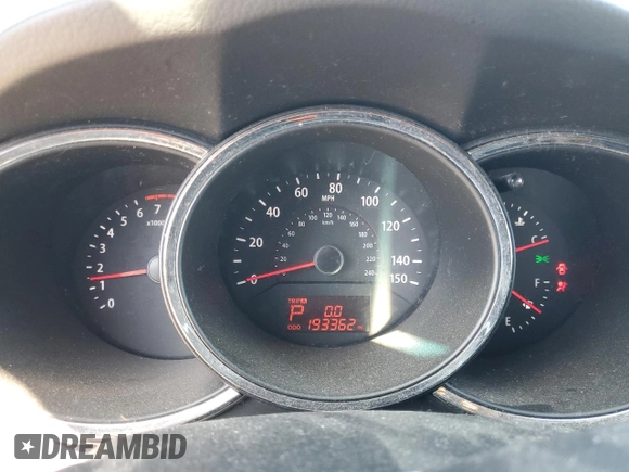 2013 Kia Sorento EX with VIN 5XYKU3A60DG343229, listed as a Copart auction lot 52210945 with 193,362 mi miles and Salvage Title. Bid and sale history available at carsss.com. Image 9.