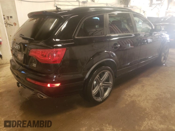 2015 Audi Q7 3.0L TDI Prestige with VIN WA1WMAFE8FD020743, listed as a Copart auction lot 64425372 with 118,501 mi miles. Bid and sale history available at carsss.com. Image 4.