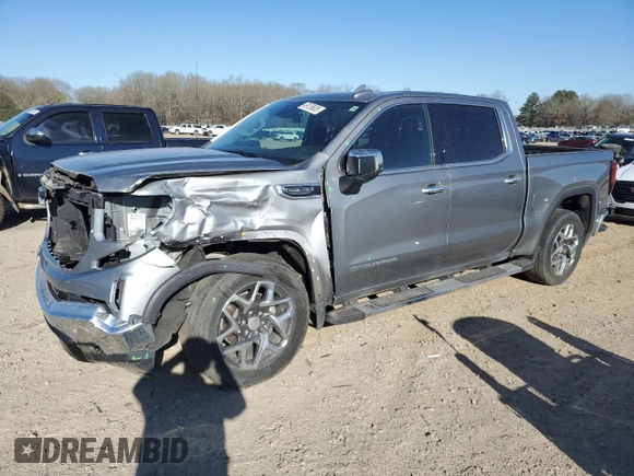 2024 GMC Sierra 1500 SLT with VIN 3GTPHDED5RG182829, listed as a Copart auction lot 49139635 with 28,792 mi miles and Salvage title. Bid and sale history available at DreamBid. Image 1.