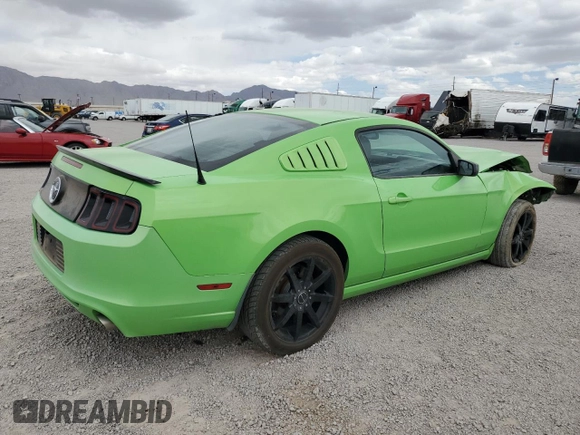 2014 Ford Mustang V6 with VIN 1ZVBP8AM5E5267551, listed as a Copart auction lot 56055935 with 153,842 mi miles and Salvage title. Bid and sale history available at DreamBid. Image 3.