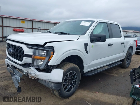 2023 Ford F-150 XL with VIN 1FTEW1EP9PFB37249, listed as a IAAI auction lot 41694887 with 19,562 mi miles. Bid and sale history available at carsss.com. Image 2.