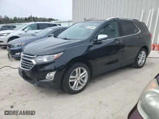2020 Chevrolet Equinox Premier with VIN 2GNAXYEX7L6101933, listed as a Copart auction lot 50519605 with 83,660 mi miles and Salvage Title. Bid and sale history available at carsss.com. Image 1.