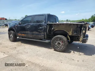 2021 Ford F-150 XL with VIN 1FTFW1E52MFB31825, listed as a Copart auction lot 61462735 with 76,653 mi miles and Salvage title. Bid and sale history available at DreamBid. Image 2.