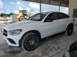 2021 Mercedes-Benz GLC 300 with VIN W1N0J8EB2MF930967, listed as a Copart auction lot 61205125 with 72,424 mi miles and Salvage title. Bid and sale history available at DreamBid. Image 1.