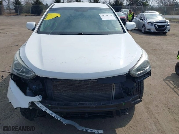 2017 Hyundai Santa Fe Sport 2.4L with VIN 5XYZTDLB7HG409993, listed as a IAAI auction lot 41794799 with NaN miles. Bid and sale history available at carsss.com. Image 12.