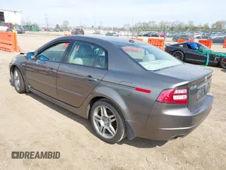 2008 Acura TL with VIN 19UUA66208A053704, listed as a IAAI auction lot 42133005 with 143,019 mi miles. Bid and sale history available at carsss.com. Image 3.