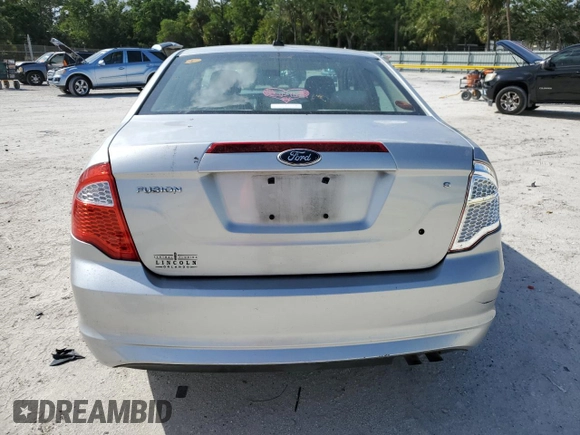 2010 Ford Fusion S with VIN 3FAHP0GA0AR421219, listed as a Copart auction lot 50930025 with 169,539 mi miles and Salvage Title. Bid and sale history available at carsss.com. Image 6.