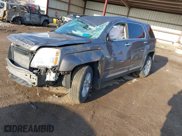 2012 GMC Terrain SLE-1 with VIN 2GKFLREK9C6273308, listed as a IAAI auction lot 41851789 with 1 mi miles. Bid and sale history available at carsss.com. Image 2.