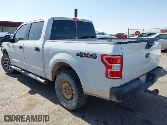2018 Ford F-150 XL with VIN 1FTEW1E53JKE93841, listed as a IAAI auction lot 42256829 with 126,192 mi miles and . Bid and sale history available at DreamBid. Image 3.