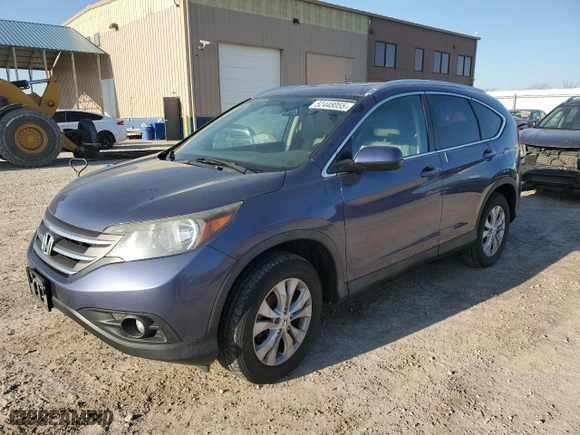 2014 Honda CR-V EX-L with VIN 2HKRM4H75EH614301, listed as a Copart auction lot 52448055 with 176,072 mi miles and Clean Title. Bid and sale history available at carsss.com. Image 1.