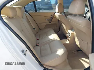 2007 BMW 5 Series 525i with VIN WBANE53527CW62776, listed as a IAAI auction lot 41870614 with 180,886 mi miles and . Bid and sale history available at carsss.com. Image 8.