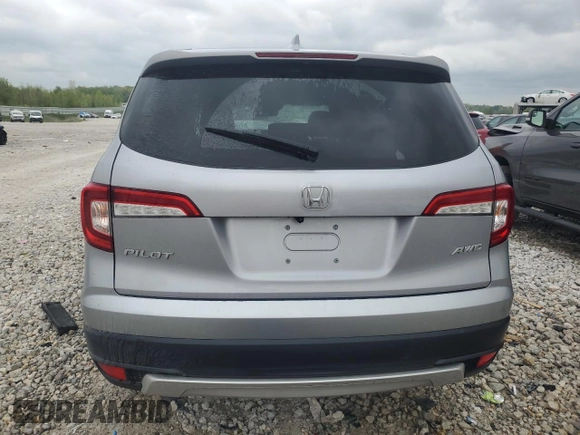2019 Honda Pilot EX-L with VIN 5FNYF6H55KB049302, listed as a Copart auction lot 56632135 with Not provided miles and Salvage title. Bid and sale history available at DreamBid. Image 6.