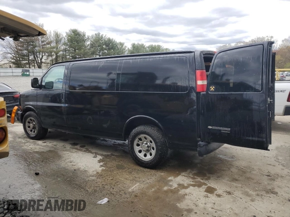 2013 Chevrolet Express Cargo with VIN 1GCSGAFX0D1161799, listed as a Copart auction lot 53079035 with 190,408 mi miles and Salvage Title. Bid and sale history available at DreamBid. Image 2.