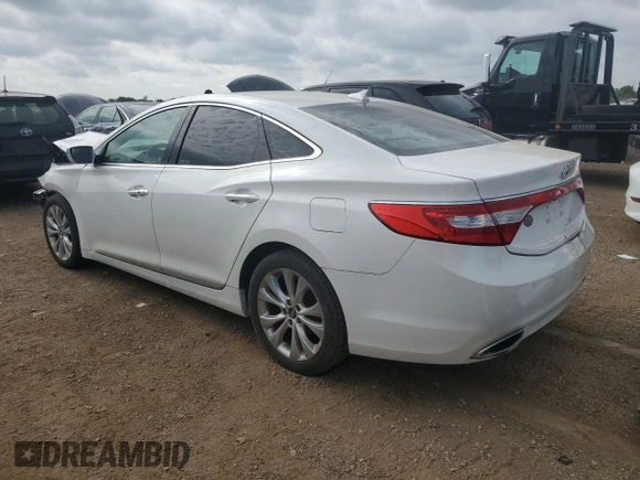 2013 Hyundai Azera with VIN KMHFG4JGXDA215602, listed as a Copart auction lot 66165305 with 119,166 mi miles and Clean title. Bid and sale history available at DreamBid. Image 2.