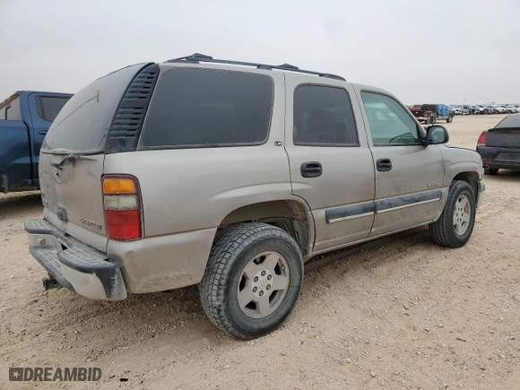 2001 Chevrolet Tahoe LT with VIN 1GNEC13TX1R189141, listed as a Copart auction lot 44595405 with 200,538 mi miles and Salvage Title. Bid and sale history available at carsss.com. Image 3.