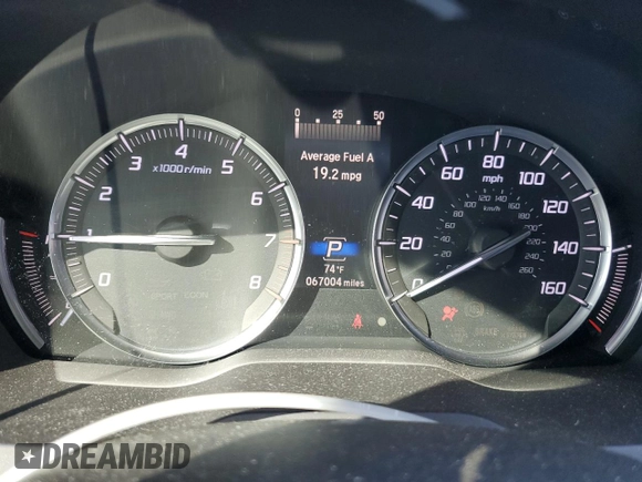 2020 Acura MDX w/Technology Pkg with VIN 5J8YD3H50LL010914, listed as a Copart auction lot 46334395 with 67,004 mi miles and Salvage Title. Bid and sale history available at carsss.com. Image 9.