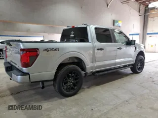 2024 Ford F-150 STX with VIN 1FTEW2LP8RKF13149, listed as a Copart auction lot 50226125 with 2,637 mi miles and Salvage Title. Bid and sale history available at carsss.com. Image 3.