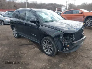 2016 Jeep Compass High Altitude Edition with VIN 1C4NJDEB8GD805378, listed as a IAAI auction lot 41440197 with 80,848 mi miles. Bid and sale history available at carsss.com. Image 1.