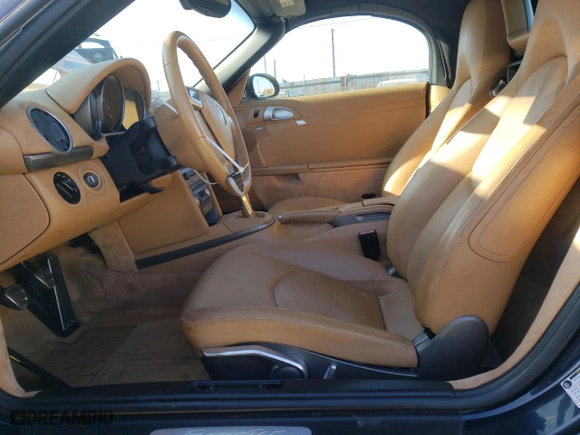 2007 Porsche Boxster with VIN WP0CA29887U711673, listed as a Copart auction lot 77713664 with 49,854 mi miles and Salvage Title. Bid and sale history available at carsss.com. Image 7.