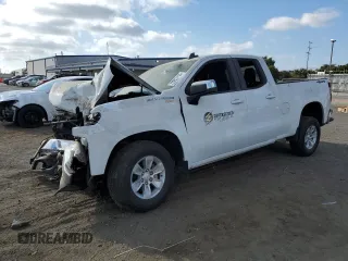 2021 Chevrolet Silverado 1500 LT with VIN 1GCRYDED9MZ114437, listed as a Copart auction lot 72253114 with Not Provided miles and Salvage Title. Bid and sale history available at DreamBid. Image 1.