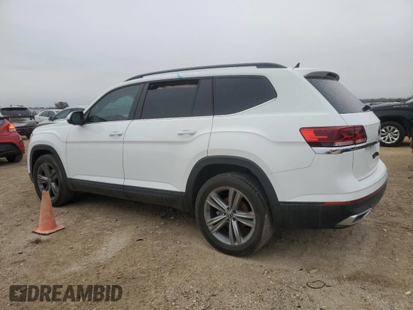 2021 Volkswagen Atlas S with VIN 1V2AP2CA9MC502220, listed as a Copart auction lot 45346035 with 65,428 mi miles and Clean title. Bid and sale history available at DreamBid. Image 2.