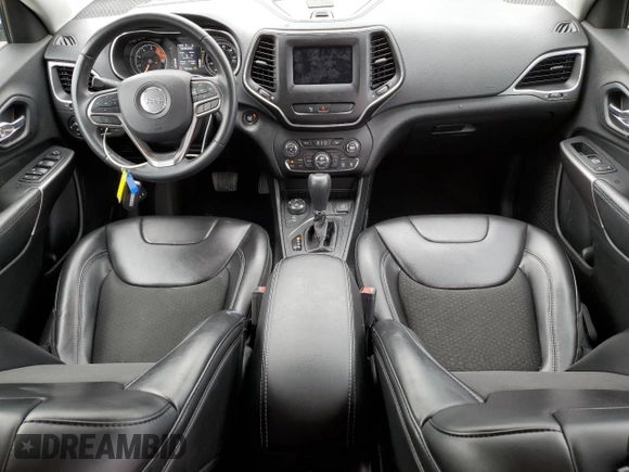2019 Jeep Cherokee Latitude Plus with VIN 1C4PJMLN0KD384738, listed as a Copart auction lot 60099805 with 52,073 mi miles and Salvage title. Bid and sale history available at DreamBid. Image 8.