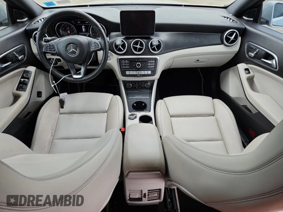 2018 Mercedes-Benz CLA 250 with VIN WDDSJ4GB7JN653164, listed as a Copart auction lot 58487175 with 60,922 mi miles and Salvage title. Bid and sale history available at DreamBid. Image 8.