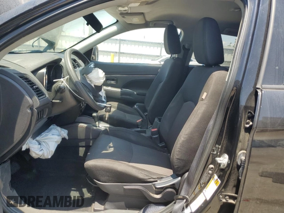 2019 Mitsubishi Outlander ES with VIN JA4AP3AU4KU034077, listed as a Copart auction lot 57586075 with 49,375 mi miles and Salvage title. Bid and sale history available at DreamBid. Image 7.