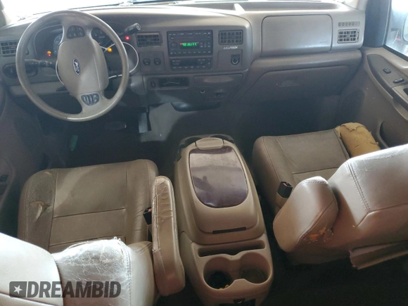2003 Ford Excursion Limited с VIN 1FMNU42S23ED13778, выставлен на аукционе Copart как лот 52371665 с пробегом 275 336 миль миль и Списание • Salvage title. История ставок и продаж доступна на DreamBid. Изображение 8.