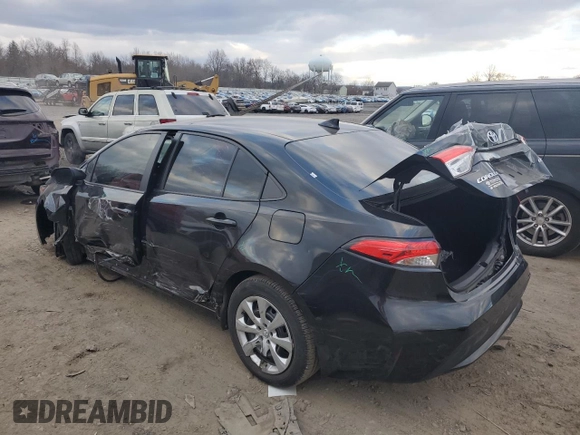 2022 Toyota Corolla LE with VIN 5YFEPMAE1NP313137, listed as a Copart auction lot 81742514 with 18,611 mi miles and Salvage Title. Bid and sale history available at carsss.com. Image 2.
