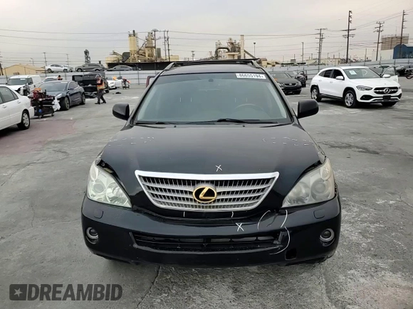2008 Lexus RX 400h with VIN JTJGW31U982008675, listed as a Copart auction lot 86655194 with 127,021 mi miles and Salvage Title. Bid and sale history available at DreamBid. Image 12.