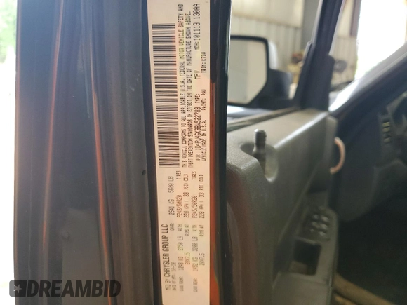 2011 Dodge Nitro Heat with VIN 1D4PU4GK8BW522783, listed as a Copart auction lot 54946545 with 215,804 mi miles and Salvage Title. Bid and sale history available at DreamBid. Image 13.