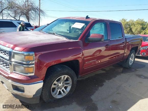 2015 Chevrolet Silverado 1500 LT with VIN 3GCPCREC5FG380521, listed as a IAAI auction lot 41814964 with 177,908 mi miles. Bid and sale history available at carsss.com. Image 2.