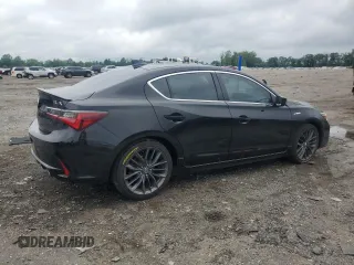 2021 Acura ILX Premium with VIN 19UDE2F85MA003120, listed as a Copart auction lot 61534895 with 78,171 mi miles and Salvage title. Bid and sale history available at DreamBid. Image 3.