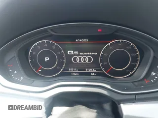 2018 Audi Q5 Premium Plus with VIN WA1BNAFY9J2141646, listed as a IAAI auction lot 41996459 with 55,311 mi miles. Bid and sale history available at carsss.com. Image 7.