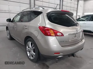 2009 Nissan Murano S with VIN JN8AZ18WX9W131685, listed as a IAAI auction lot 42130741 with 175,289 mi miles and . Bid and sale history available at carsss.com. Image 3.