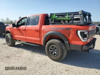 2021 Ford F-150 Raptor with VIN 1FTFW1RG7MFC62731, listed as a Copart auction lot 48047705 with 5,911 mi miles and Salvage Title. Bid and sale history available at carsss.com. Image 2.
