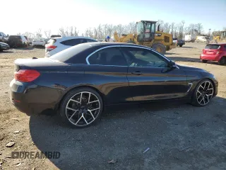 2015 BMW 4 Series 428i with VIN WBA3V7C56FP772739, listed as a Copart auction lot 82468624 with 50,320 mi miles and Salvage Title. Bid and sale history available at carsss.com. Image 3.