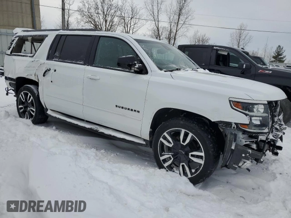 2018 Chevrolet Suburban Premier z VIN 1GNSKJKC0JR166765, wystawiony jako Copart lot #43997605 z przebiegiem 112 786 mil mil oraz Czysty tytuł • Clean title. Historia ofert i sprzedaży dostępna na DreamBid. Obrazek 4.