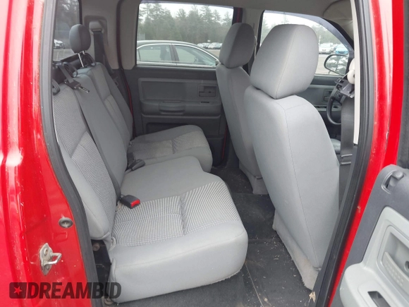2011 Ram Dakota Bighorn/Lonestar with VIN 1D7RW3GK4BS549700, listed as a IAAI auction lot 42176692 with 167,832 mi miles. Bid and sale history available at carsss.com. Image 8.